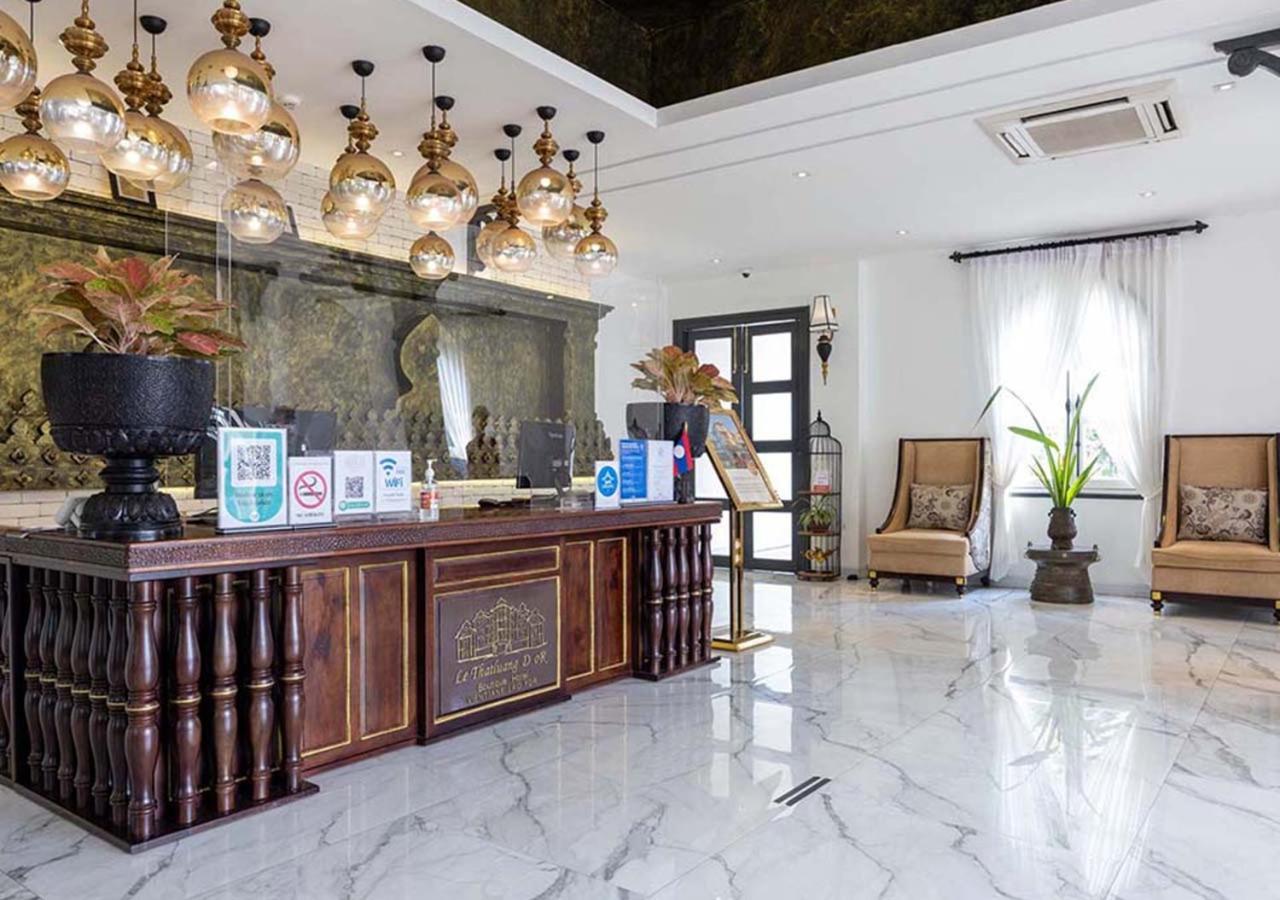 Le Thatluang D'Or Boutique Hotel Vientiane Esterno foto